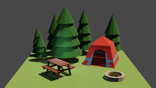 Camp Scene Image